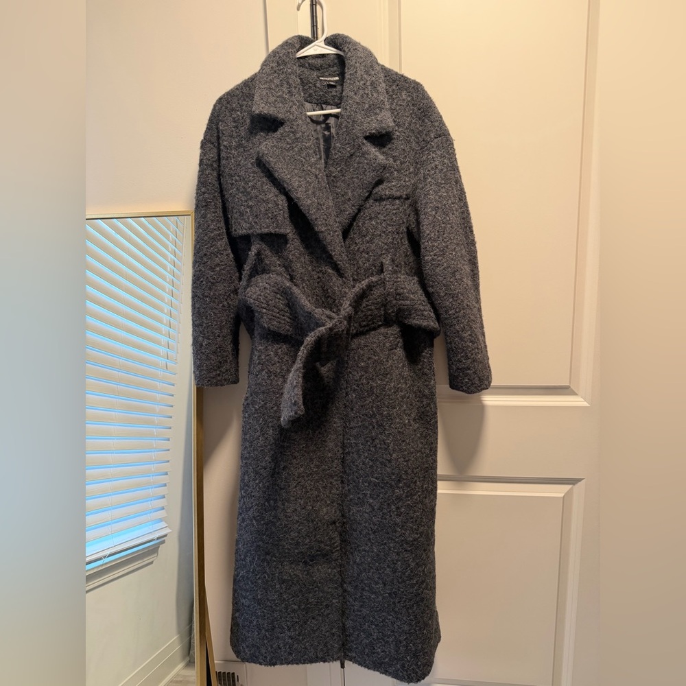 PrettyLittle Thing Charcoal Teddy Jacket